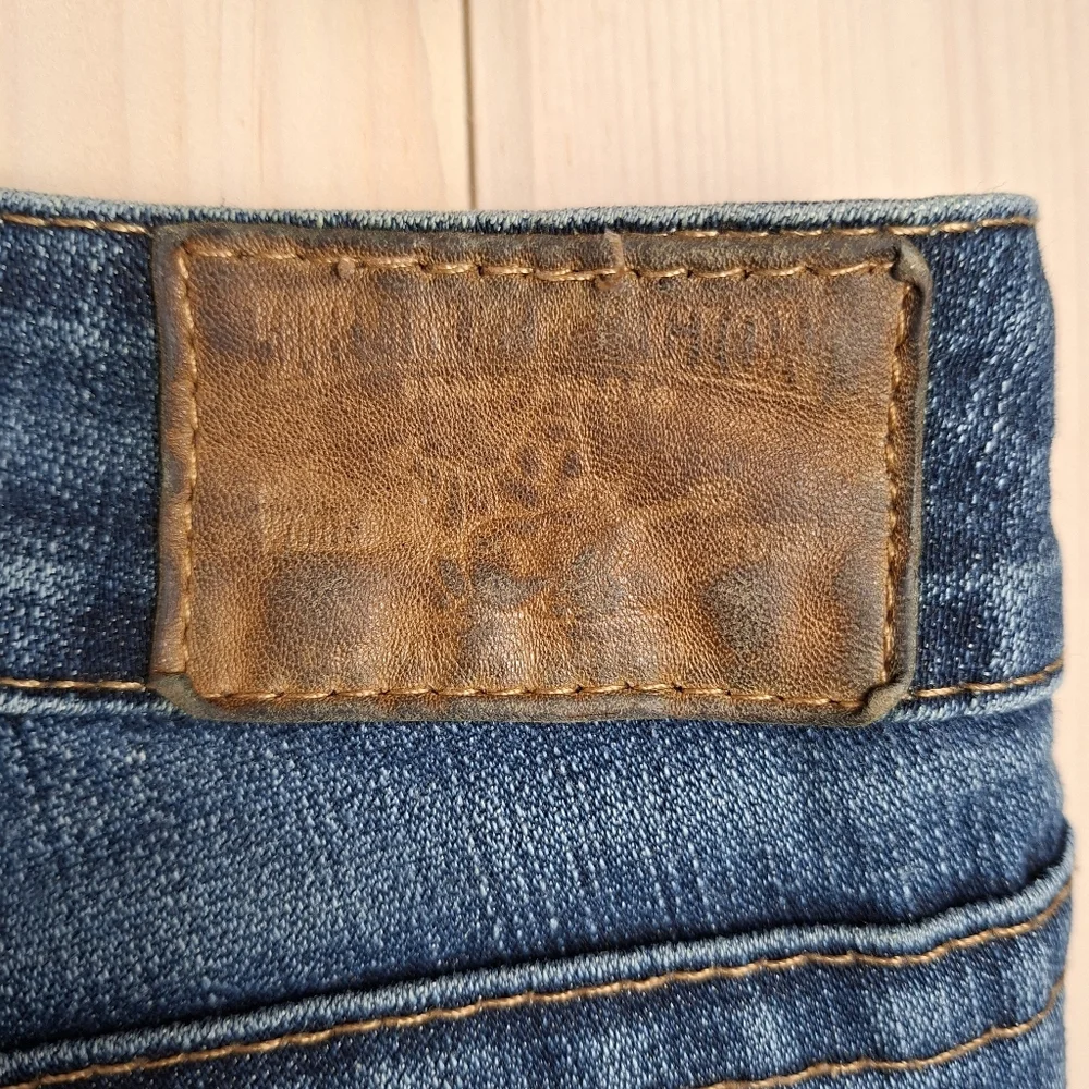 Vintage True Religion Women's Joey Twist Seam Flare Jeans Flap Pocket Sz 28 - Picture 10 of 14